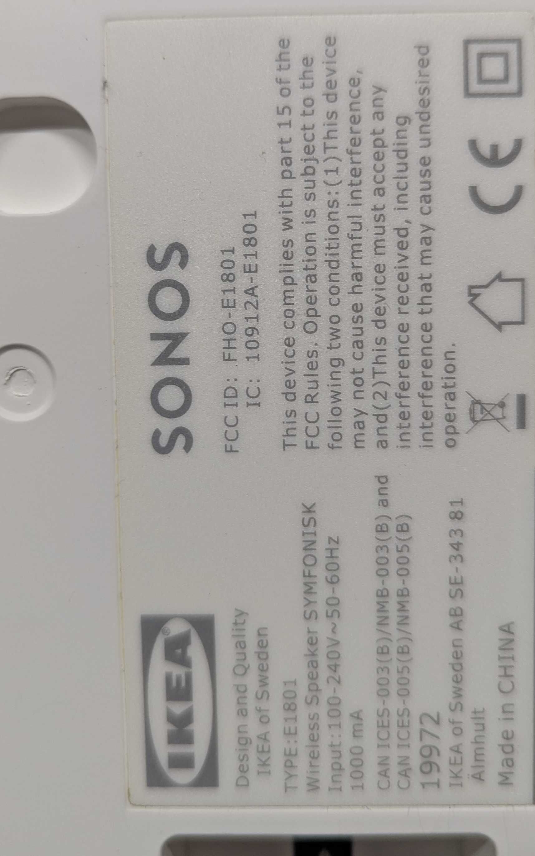 Sonos IKEA SYMFONISK. Бездротова мережева колонка.