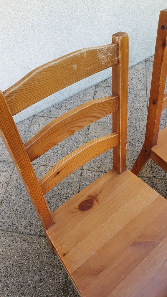 Stół ikea+ 4 krzesla Ikea Jokkmokk drewniany