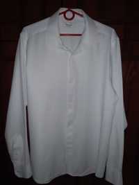 Шикарная белая рубашка нарядная XL(48-50), отличное качество