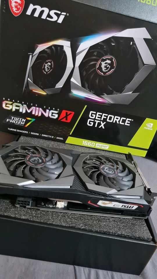 Відеокарта MSI GeForce GTX 1660 Super Gaming X (УКРАЇНСЬКА ГАРАНТІЯ)