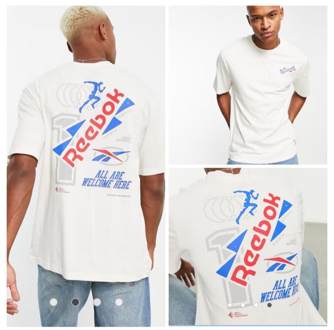Нова Reebok футболка чоловіча over size