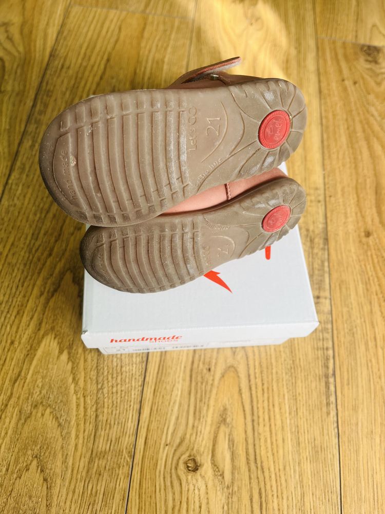 Buty buciki sandały półbuty Emel 21 pudrowy roz