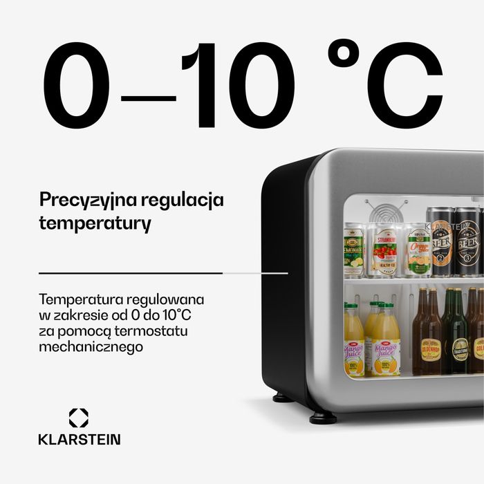 Lodówka Chłodziarka na napoje piwo wino Klarstein Audrey Evo Retro