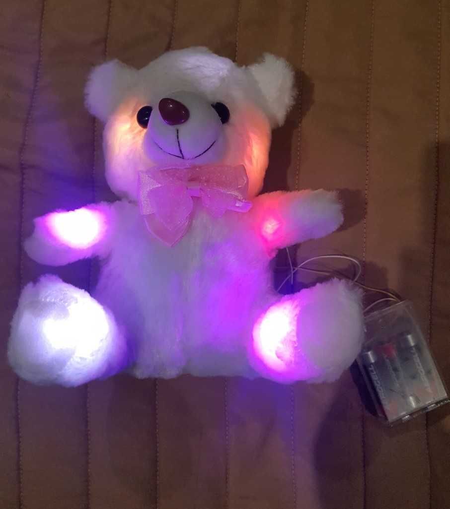 urso peluche com luz