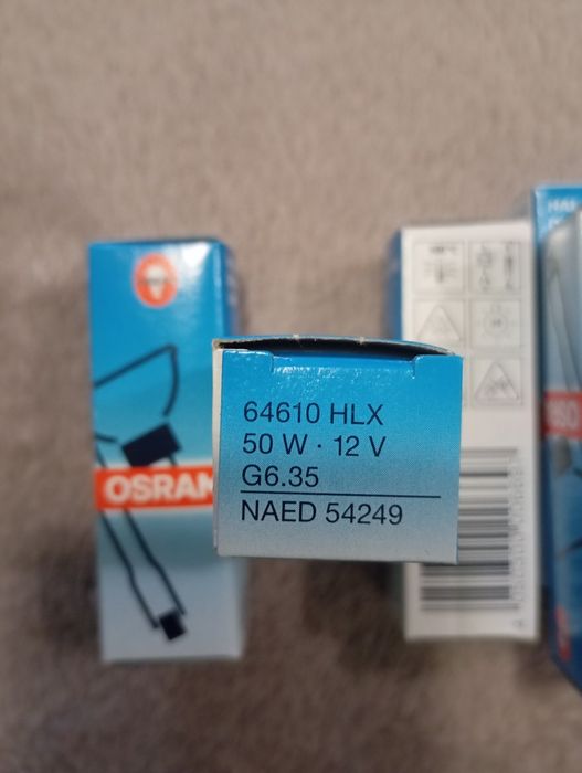Лампа галогенная Osram HLX 150W 100W 24V, 50W 12V