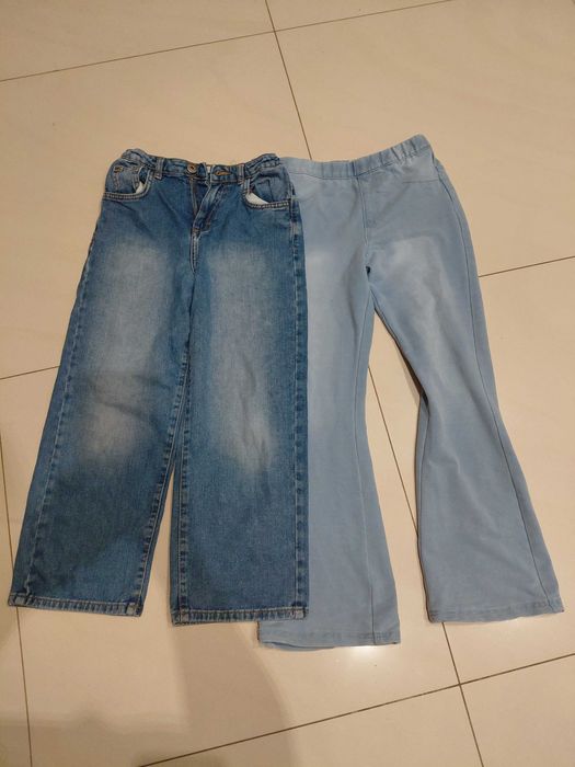 Spodnie jeansy 134