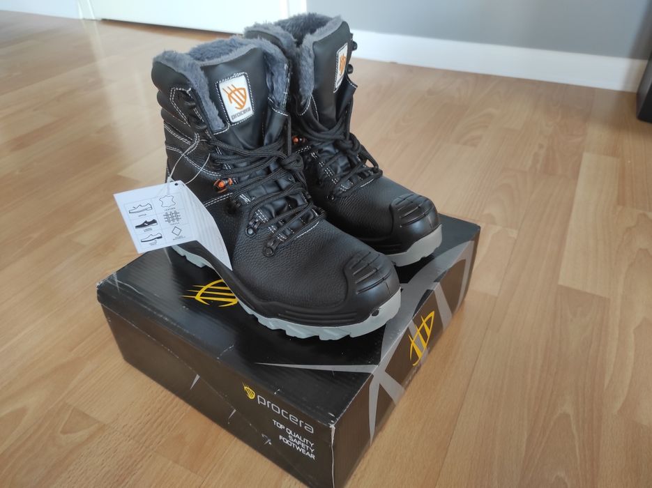 Wysokie buty robocze Procera Narvik S3 Zimowe Ocieplane rozmiar 41
