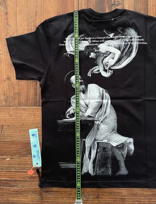 T Shirt Off de Homem Preta