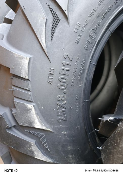 Opony do quada 25x8-12 25x10-12 OBOR RIPLE