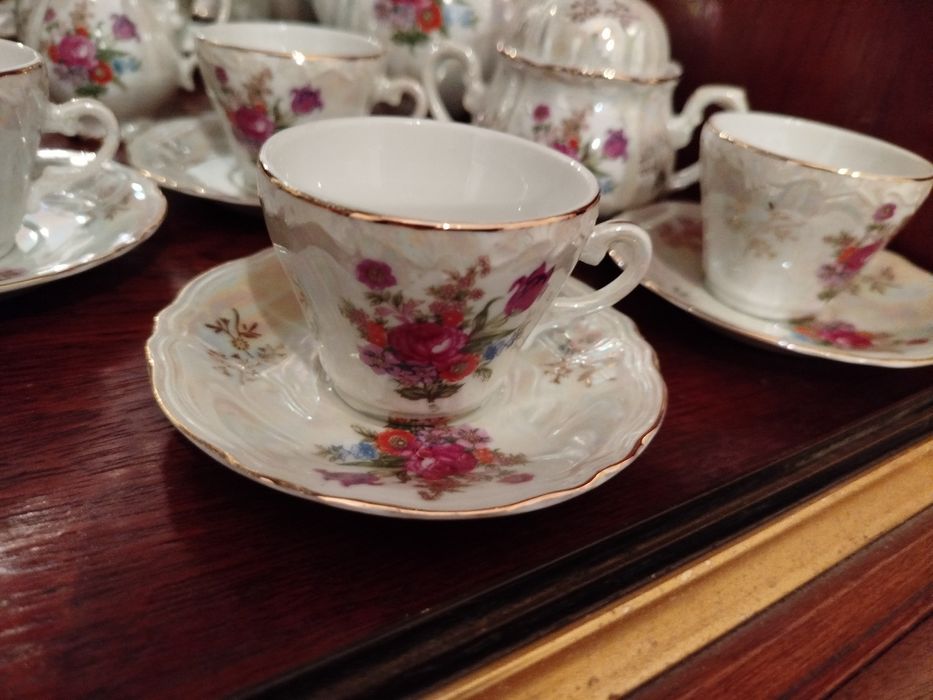 Serviço de café em Porcelana do Japão