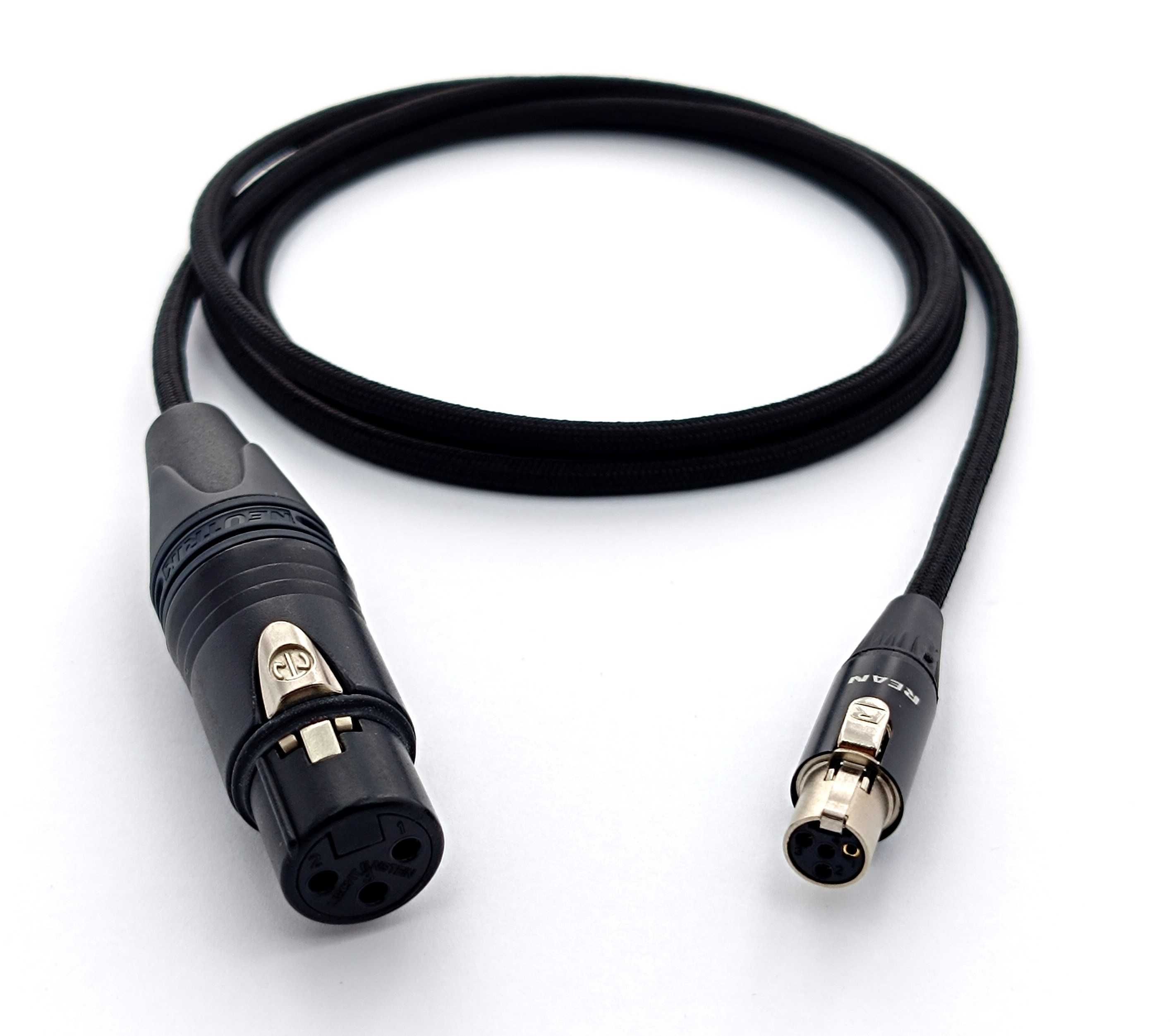 SHURE WA310 kabel ręcznie wykonany XLR - mXLR 4PIN