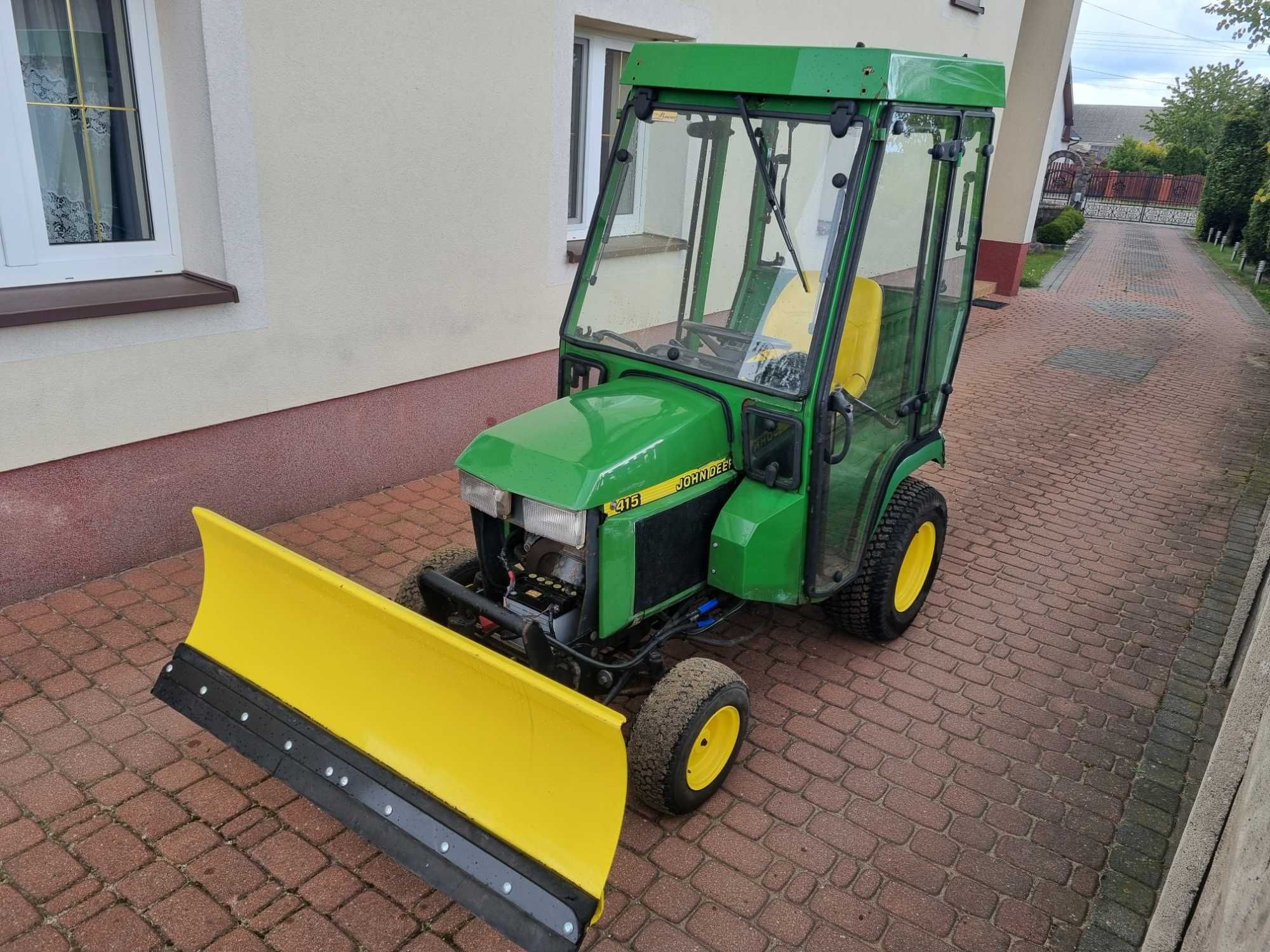 Ciągnik, traktorek, John Deere 415, diesel