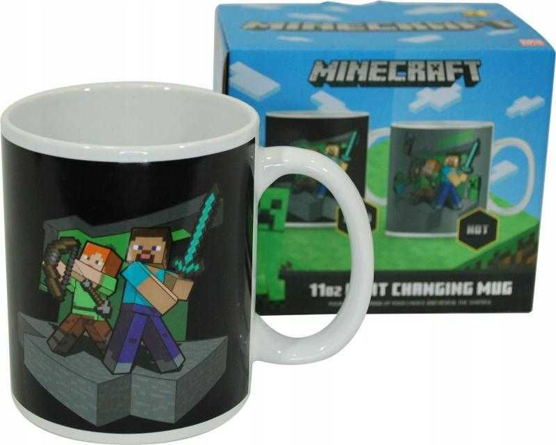 MINECRAFT EARTH Kubek Termoaktywny 325ML Zmienia Wygląd Nowy Poznań