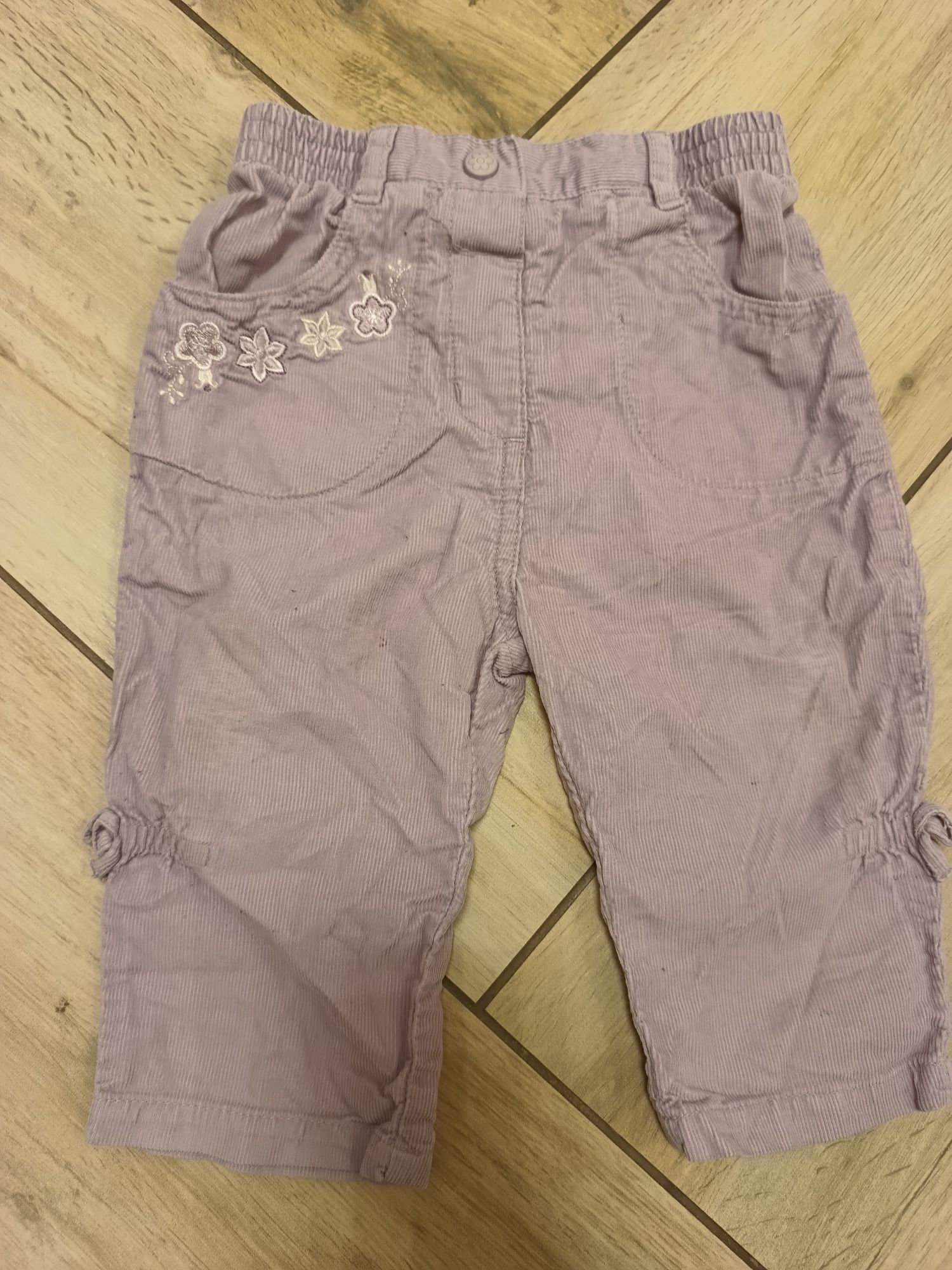 Paka ubranek dla małej dziewczynki 6-9 miesięcy 74cm body spodnie