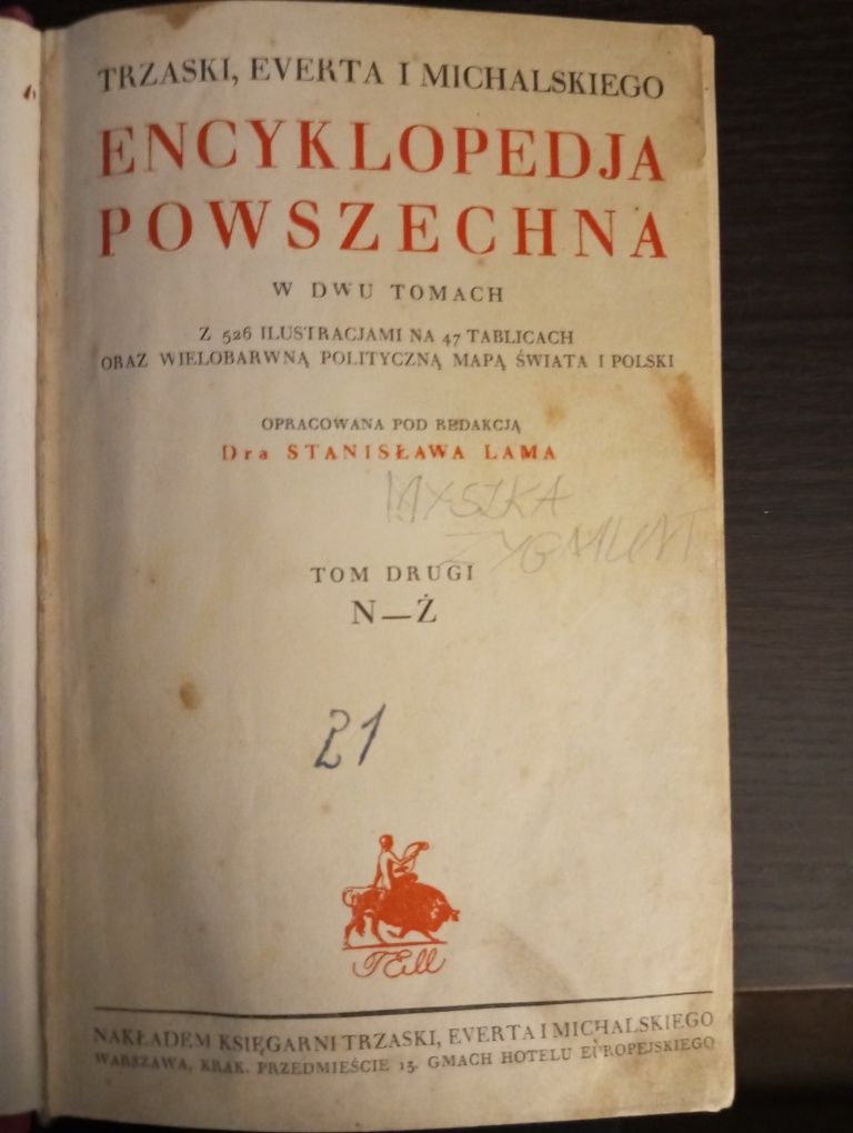 Encyklopedia Powszechna Trzaski Everta Michalskiego