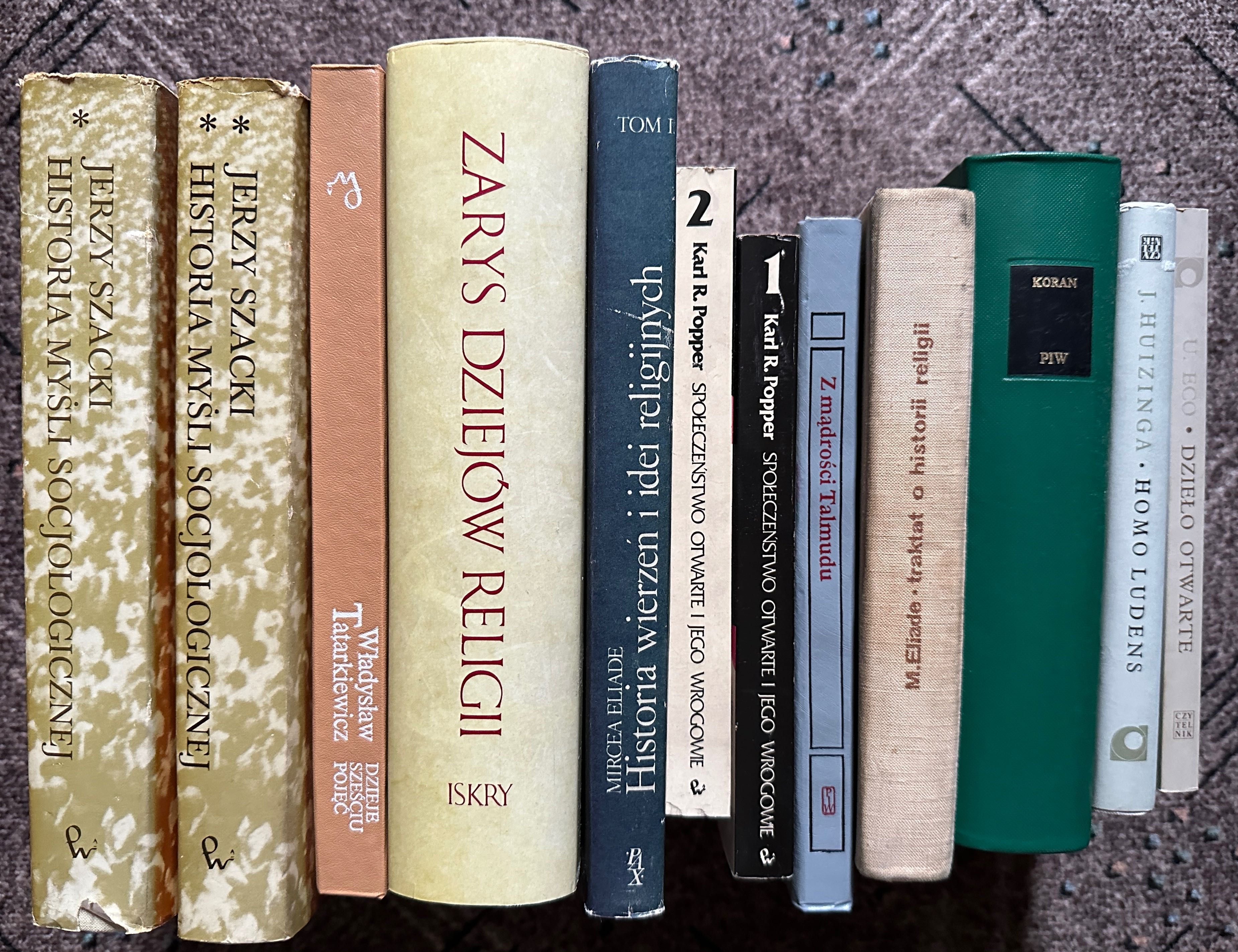 Historia religii i socjologia zestaw książek