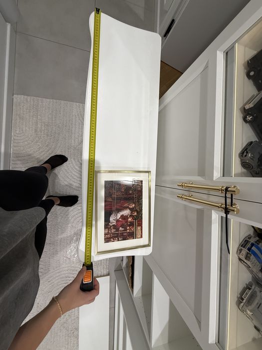 Konsola z szufladami biala modern classy elegancka klasyczna komoda