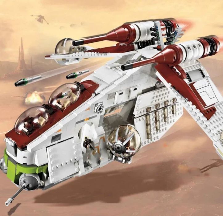Конструктор Lego 1в1 Star Republic Gunship 75021 Space 1244 +деталей