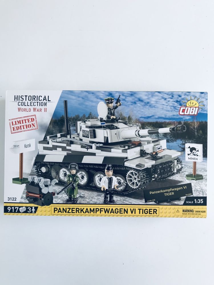 Czołg Panzerkampfwagen Vl Tiger klocki cobi 3122 Limited Edition