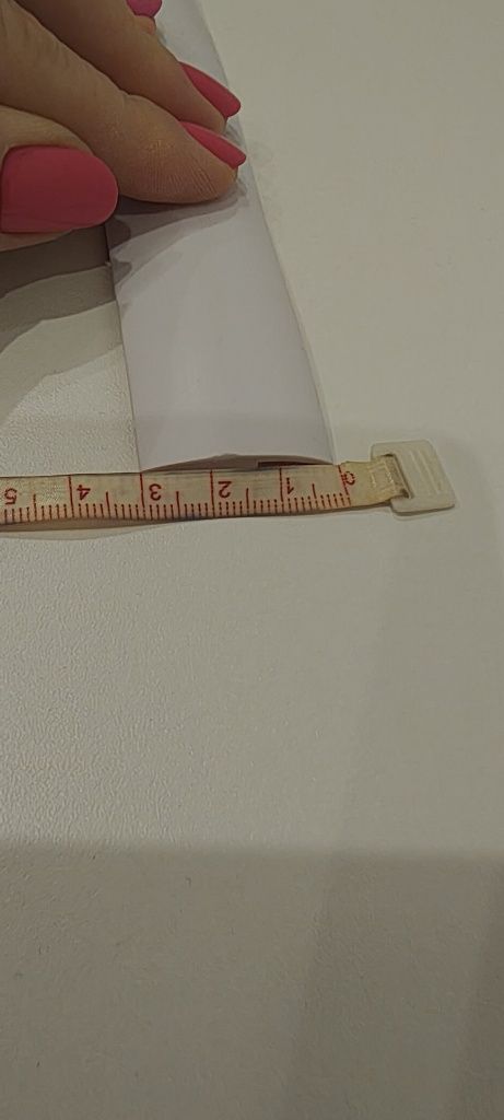 Biała listwa progowa, przypodłogowa, gumowa, nowa 103x 3 cm