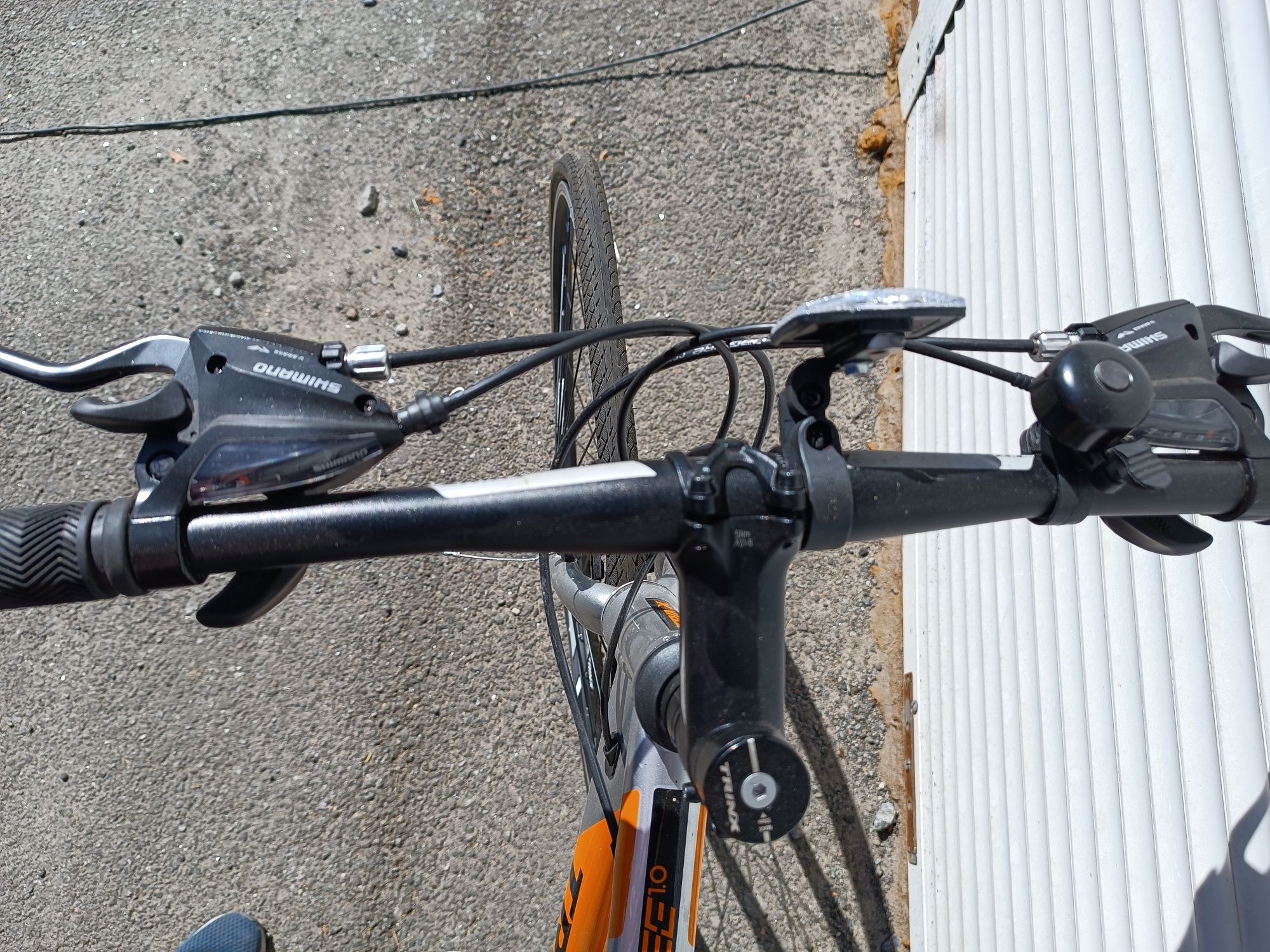 Новый Велосипед Trinx Free 1.0 700C*470 Grey-Black-Orange