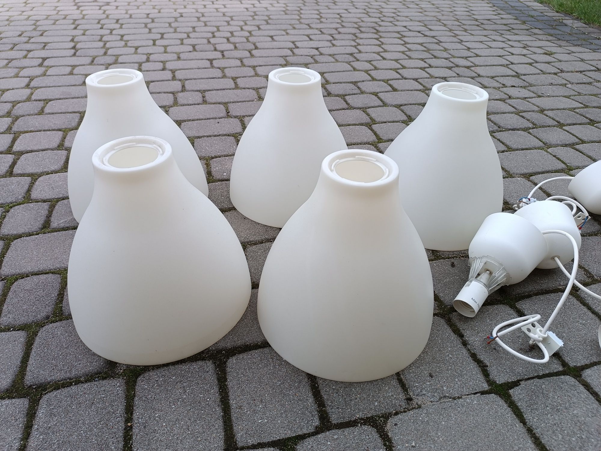 Lampy Ikea 5 szt wraz z okablowaniem
