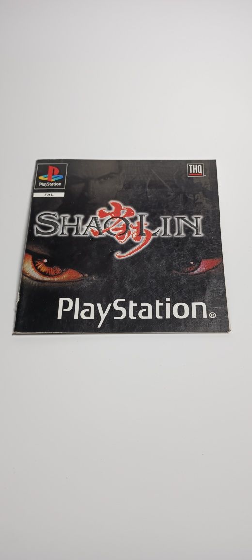 Shaolin książeczka manual instrukcja Ps1 Psx PlayStation1