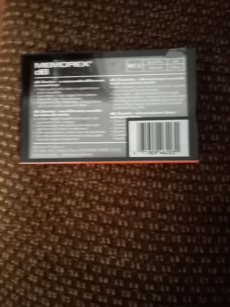Cassete audio virgem Memorex dB 60