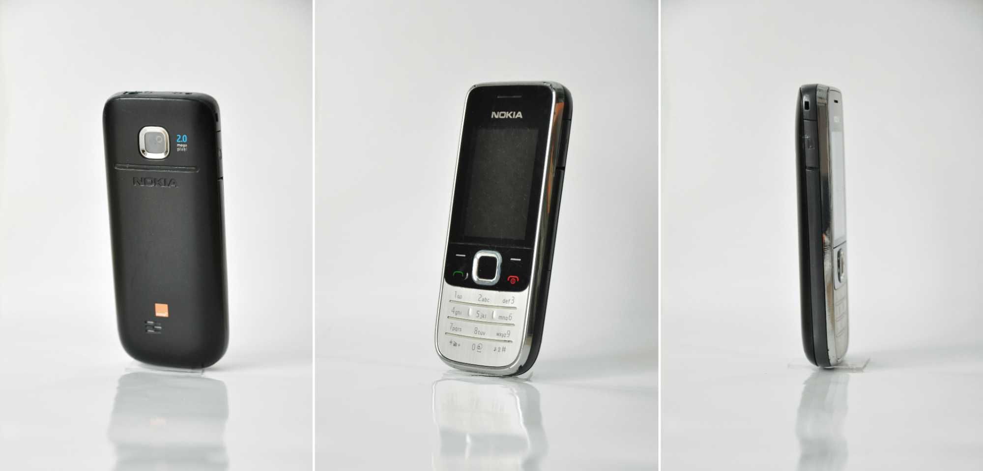 telefon komórkowy NOKIA 2730 classic, czarna srebrna stan bardzo dobry