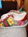 Gucci Ace Women's Supreme GG Floral Sneakers muito novo