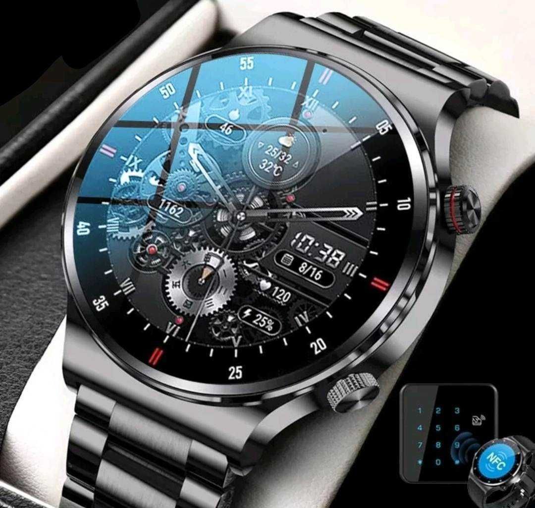 Relógio Smartwatch LIGE QW33 Masculino bracelete metal (Novo)