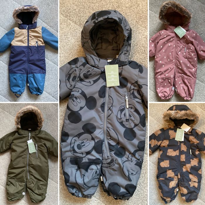 Комбінезон Hm 6-9-12-18-24,зимній h&m 1-1,5-2-3-4,74-80-86-92-98-104
