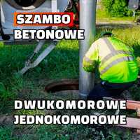 Szambo Betonowe Zbiornik Betonowy na Deszczówkę Wodę PRODUCENT Kanał