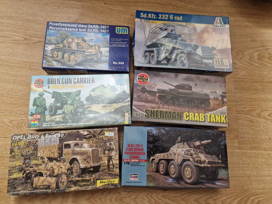 Set de tanques a 1/72