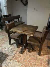 Меблі деревʼяні  барні стільці та комплект стіл+ стільці