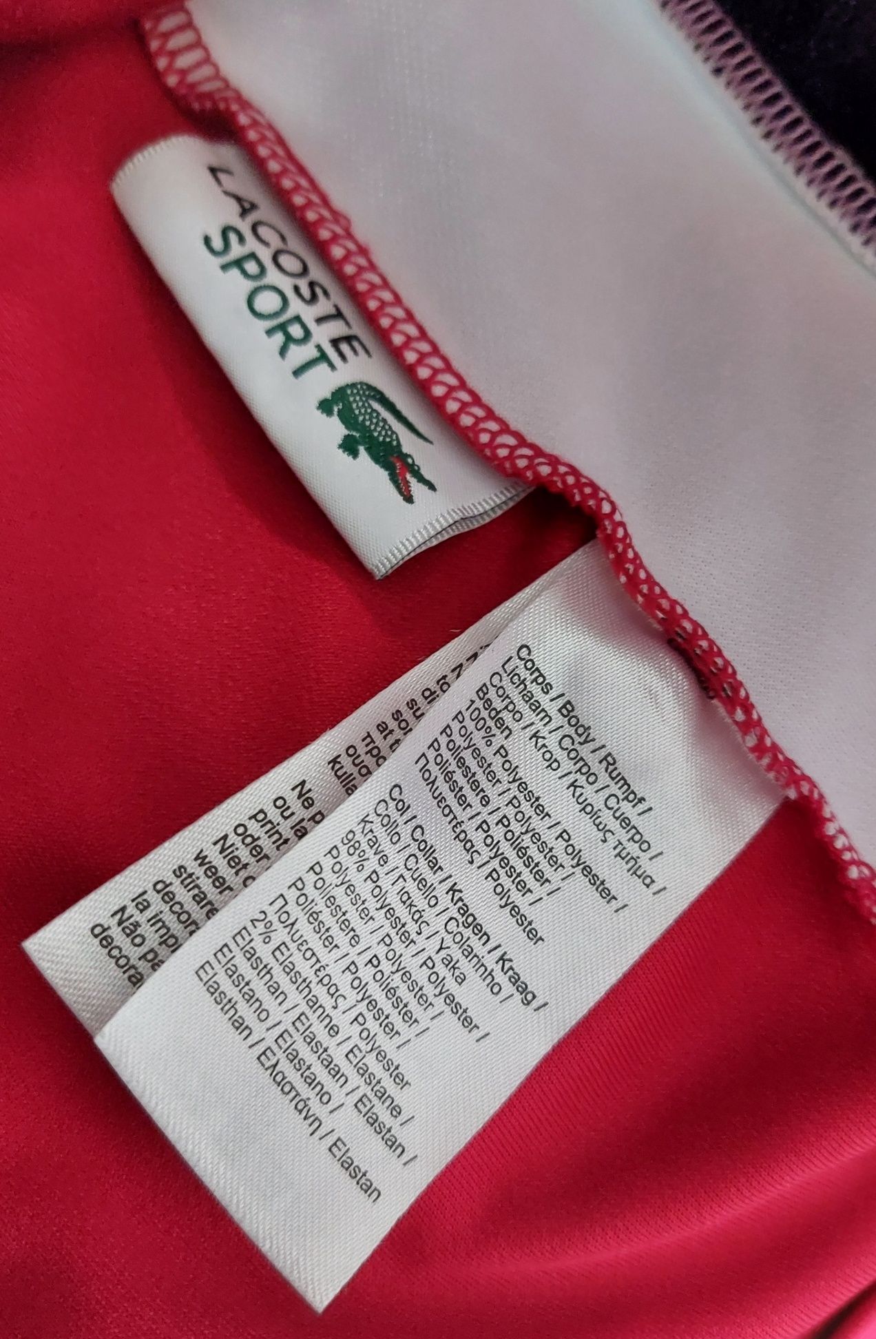 Lacoste UltraDry nowa koszulka polo męska r. S
