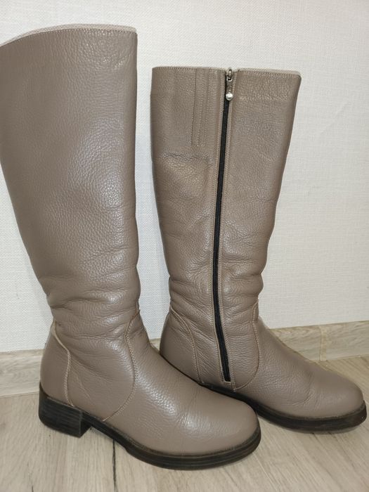 Зимові черевики з натуральної шкіри