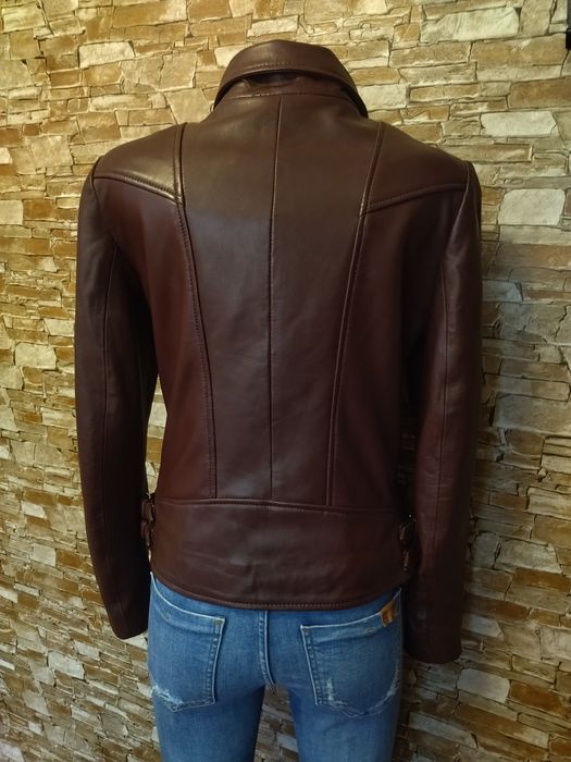 Нова!Шкіряна куртка косуха,авіатор,шкіряна курточка,косуха,Mango,44р