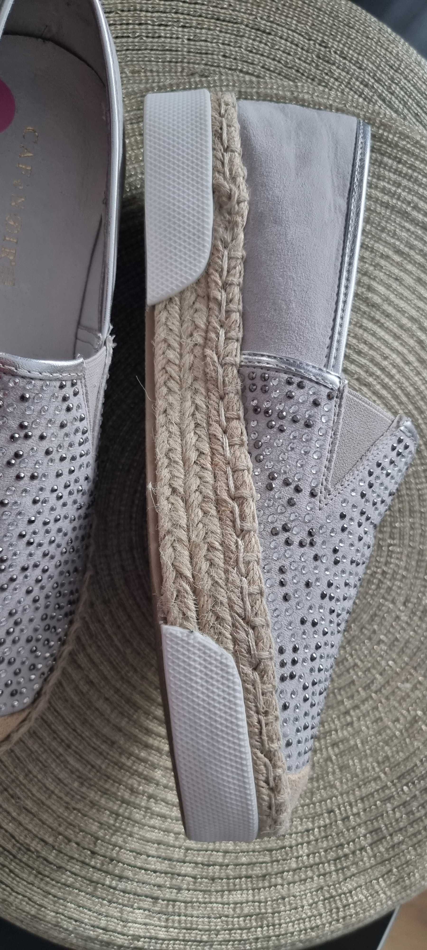 Buty, półbuty Cafe Noir 38, nowe