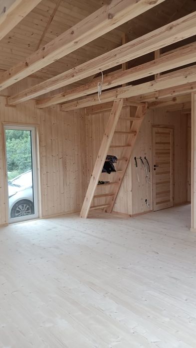 Domek całoroczny drewniany