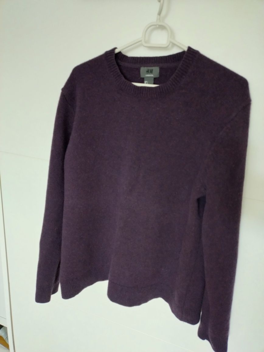 Sweter Lambswool HM rozmiar L