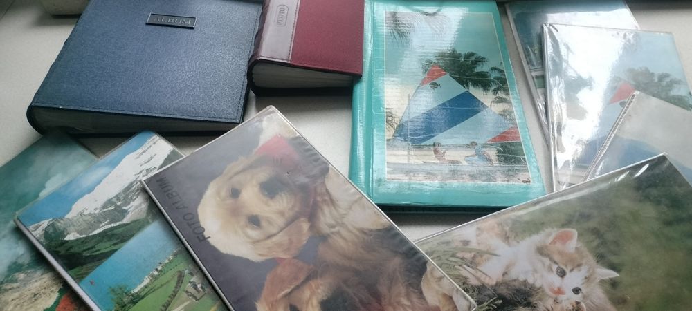 Albumy na zdjęcia - zestaw 10 sztuk, używane