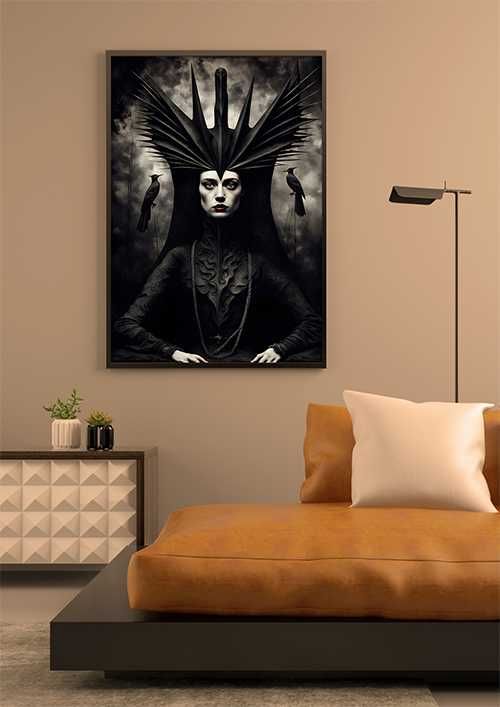 Plakat mroczny surrealizm w stylu Carrington do salonu 7 - 50x70cm