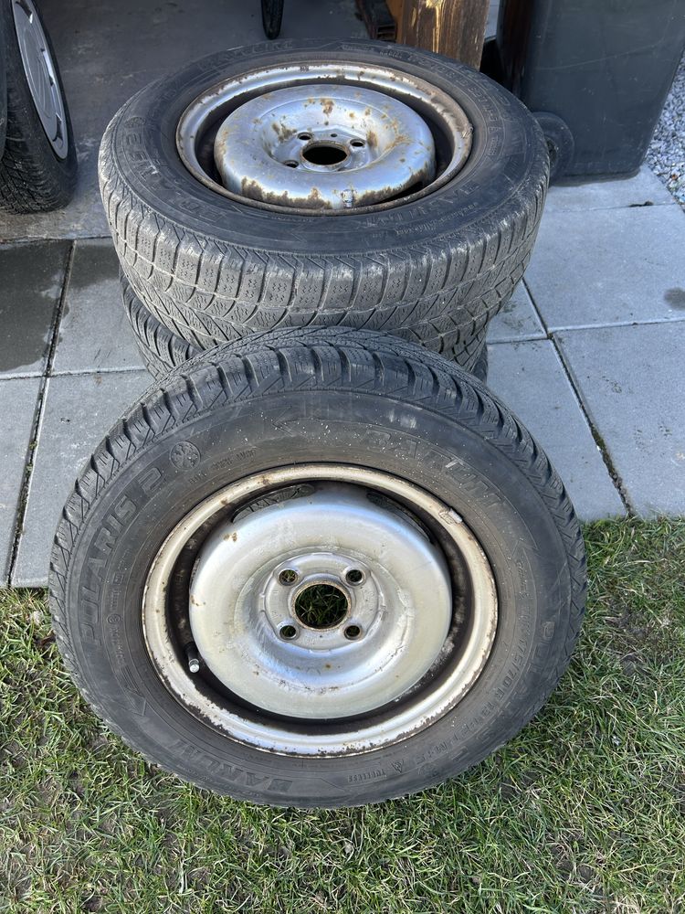 13 opony z felgami Volkswagen golf 2  II Felgi  Barum Polaris 2