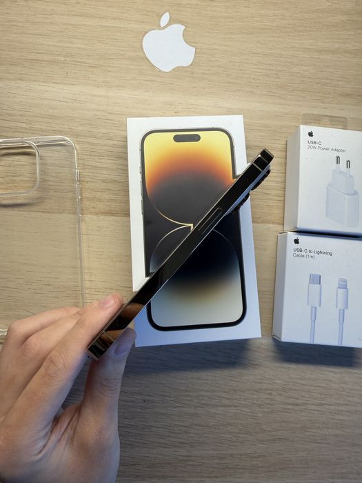 iPhone 14 Pro 128gb złoty bateria 100% komplet