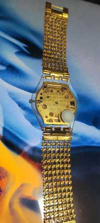 Часы Swatch SFK127,покрытые золотом