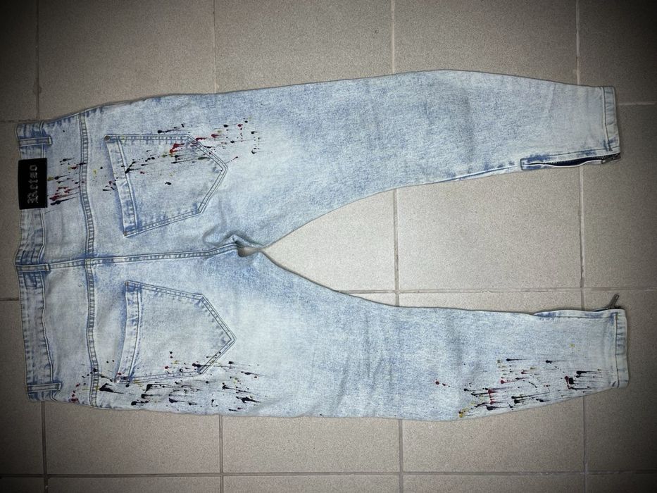 Calças de Ganga Retzo Azuis Claras