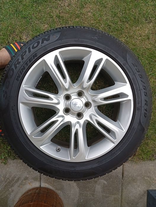 Orginalne Koła  Opony Felgi  komplet zima 235/55/19 Range Rover Evoque
