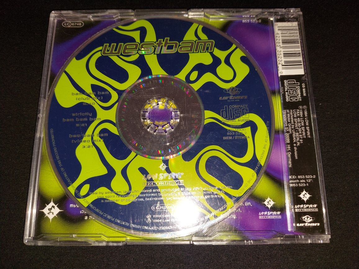 WestBam Bam Bam Bam single CD 1994