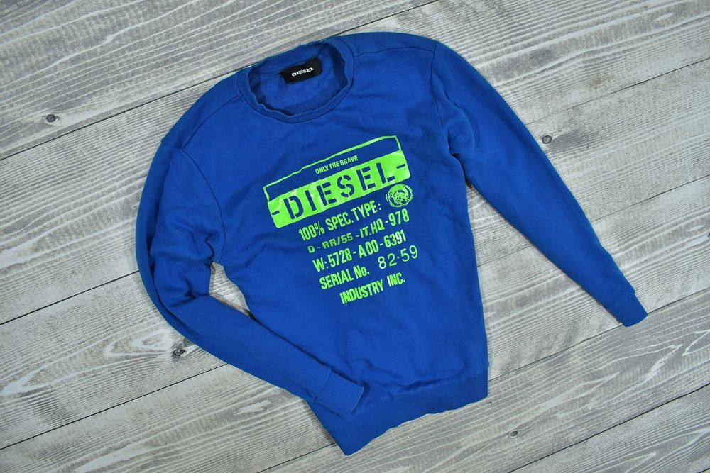 Diesel Logowana Bluza Męska Crewneck / M